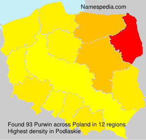 Surname Purwin in Poland Surname Purwin in Poland