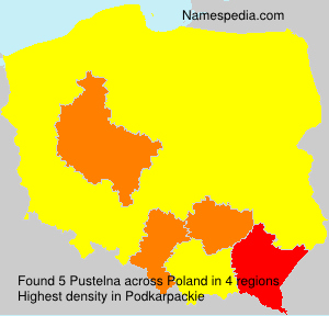 Surname Pustelna in Poland Surname Pustelna in Poland