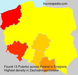 Surname Puterko in Poland Surname Puterko in Poland