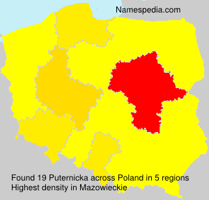 Surname Puternicka in Poland Surname Puternicka in Poland