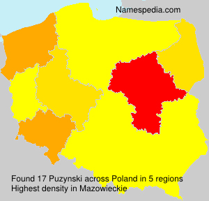 Surname Puzynski in Poland Surname Puzynski in Poland