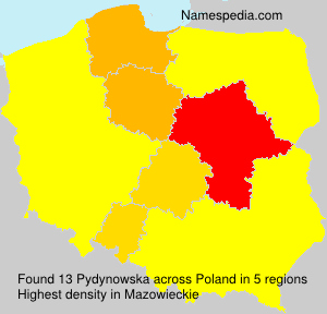 Surname Pydynowska in Poland Surname Pydynowska in Poland