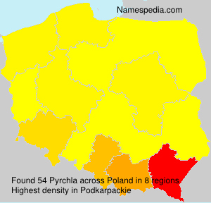 Surname Pyrchla in Poland Surname Pyrchla in Poland