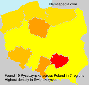 Surname Pyszczynska in Poland