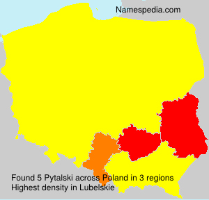 Surname Pytalski in Poland Surname Pytalski in Poland