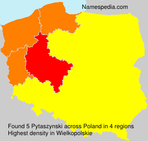 Surname Pytaszynski in Poland Surname Pytaszynski in Poland