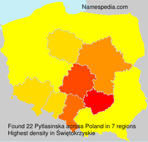Surname Pytlasinska in Poland Surname Pytlasinska in Poland
