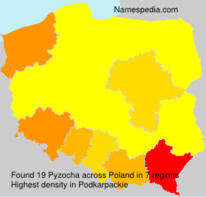Surname Pyzocha in Poland Surname Pyzocha in Poland