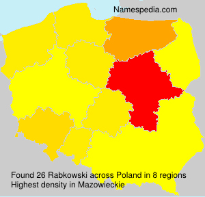 Surname Rabkowski in Poland Surname Rabkowski in Poland