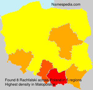 Surname Rachfalski in Poland Surname Rachfalski in Poland