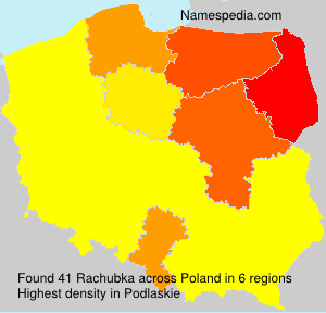 Surname Rachubka in Poland Surname Rachubka in Poland