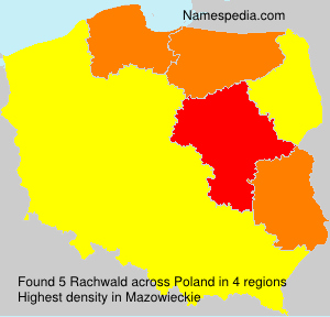 Surname Rachwald in Poland Surname Rachwald in Poland