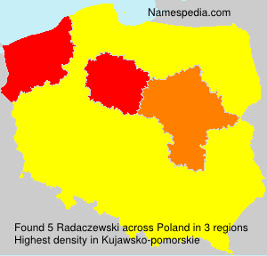 Surname Radaczewski in Poland Surname Radaczewski in Poland