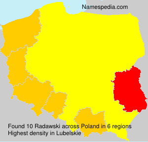 Surname Radawski in Poland Surname Radawski in Poland