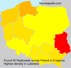 Surname Radkowiak in Poland Surname Radkowiak in Poland