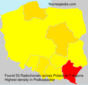 Surname Radochonski in Poland Surname Radochonski in Poland