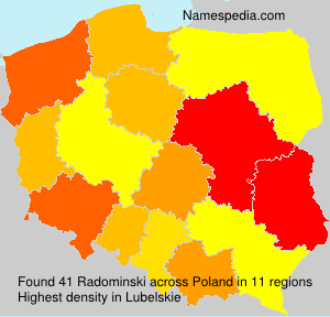 Surname Radominski in Poland Surname Radominski in Poland