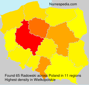 Surname Radowski in Poland Surname Radowski in Poland