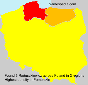 Surname Raduszkiewicz in Poland Surname Raduszkiewicz in Poland