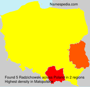 Surname Radzichowski in Poland Surname Radzichowski in Poland