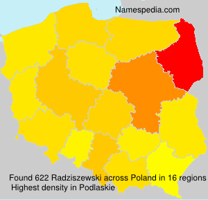 Surname Radziszewski in Poland Surname Radziszewski in Poland