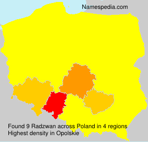 Surname Radzwan in Poland Surname Radzwan in Poland