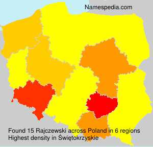 Surname Rajczewski in Poland Surname Rajczewski in Poland
