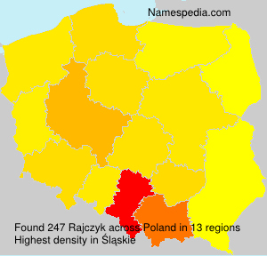 Surname Rajczyk in Poland Surname Rajczyk in Poland