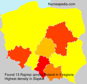 Surname Rajnisz in Poland Surname Rajnisz in Poland