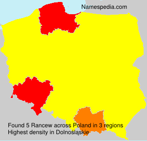 Surname Rancew in Poland Surname Rancew in Poland