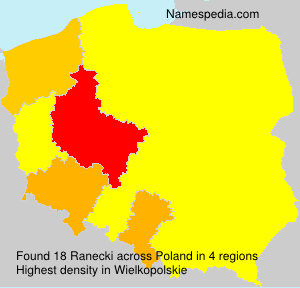 Surname Ranecki in Poland Surname Ranecki in Poland