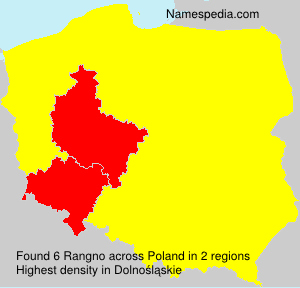 Surname Rangno in Poland Surname Rangno in Poland