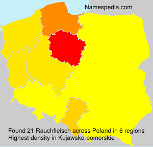 Surname Rauchfleisch in Poland Surname Rauchfleisch in Poland