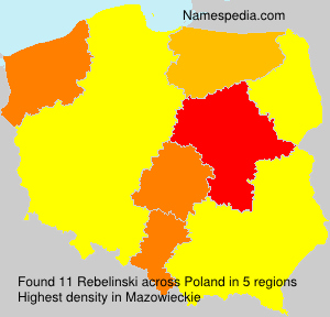 Surname Rebelinski in Poland Surname Rebelinski in Poland