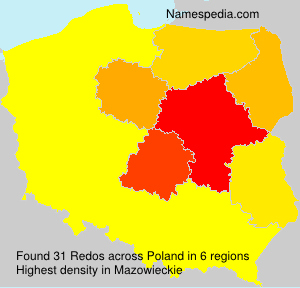 Surname Redos in Poland Surname Redos in Poland