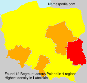 Surname Regmunt in Poland Surname Regmunt in Poland