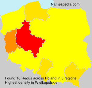 Surname Regus in Poland