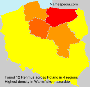 Surname Rehmus in Poland Surname Rehmus in Poland