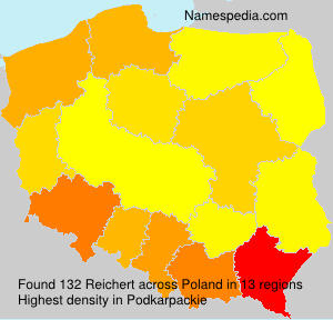 Surname Reichert in Poland Surname Reichert in Poland