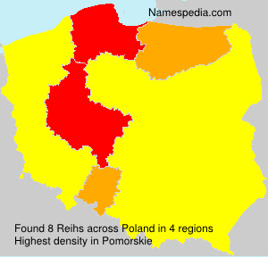 Surname Reihs in Poland Surname Reihs in Poland