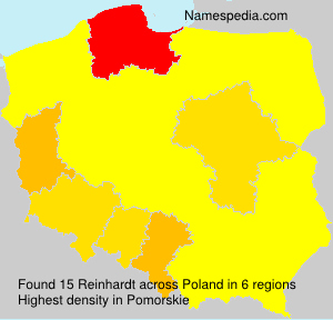 Surname Reinhardt in Poland Surname Reinhardt in Poland