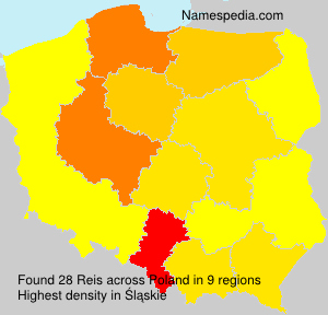 Surname Reis in Poland Surname Reis in Poland