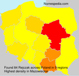 Surname Rejczak in Poland Surname Rejczak in Poland