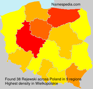 Surname Rejewski in Poland Surname Rejewski in Poland