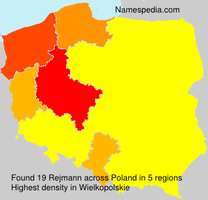 Surname Rejmann in Poland Surname Rejmann in Poland