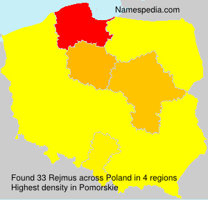 Surname Rejmus in Poland Surname Rejmus in Poland
