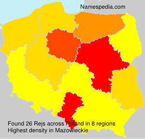 Surname Rejs in Poland Surname Rejs in Poland