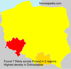 Surname Rekis in Poland Surname Rekis in Poland