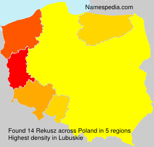 Surname Rekusz in Poland Surname Rekusz in Poland