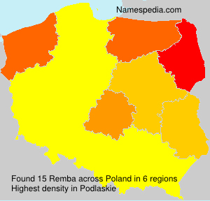 Surname Remba in Poland Surname Remba in Poland
